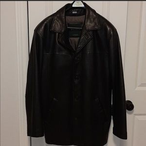 Vintage black Danier leather jacket dm before buy